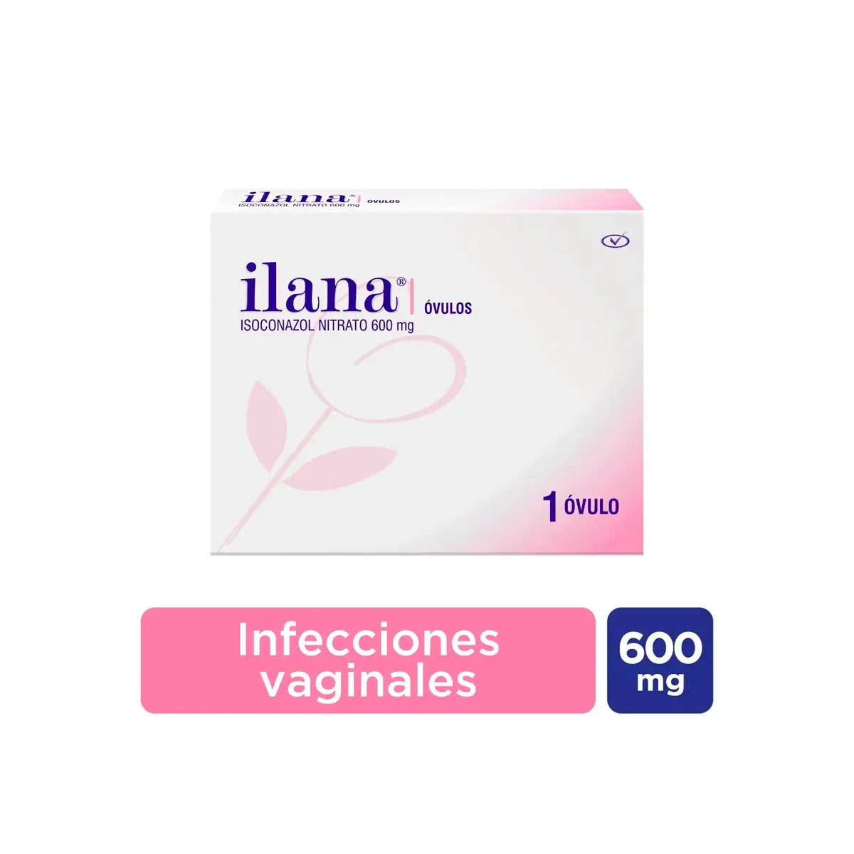 Ilana 600 mg 1 Óvulos