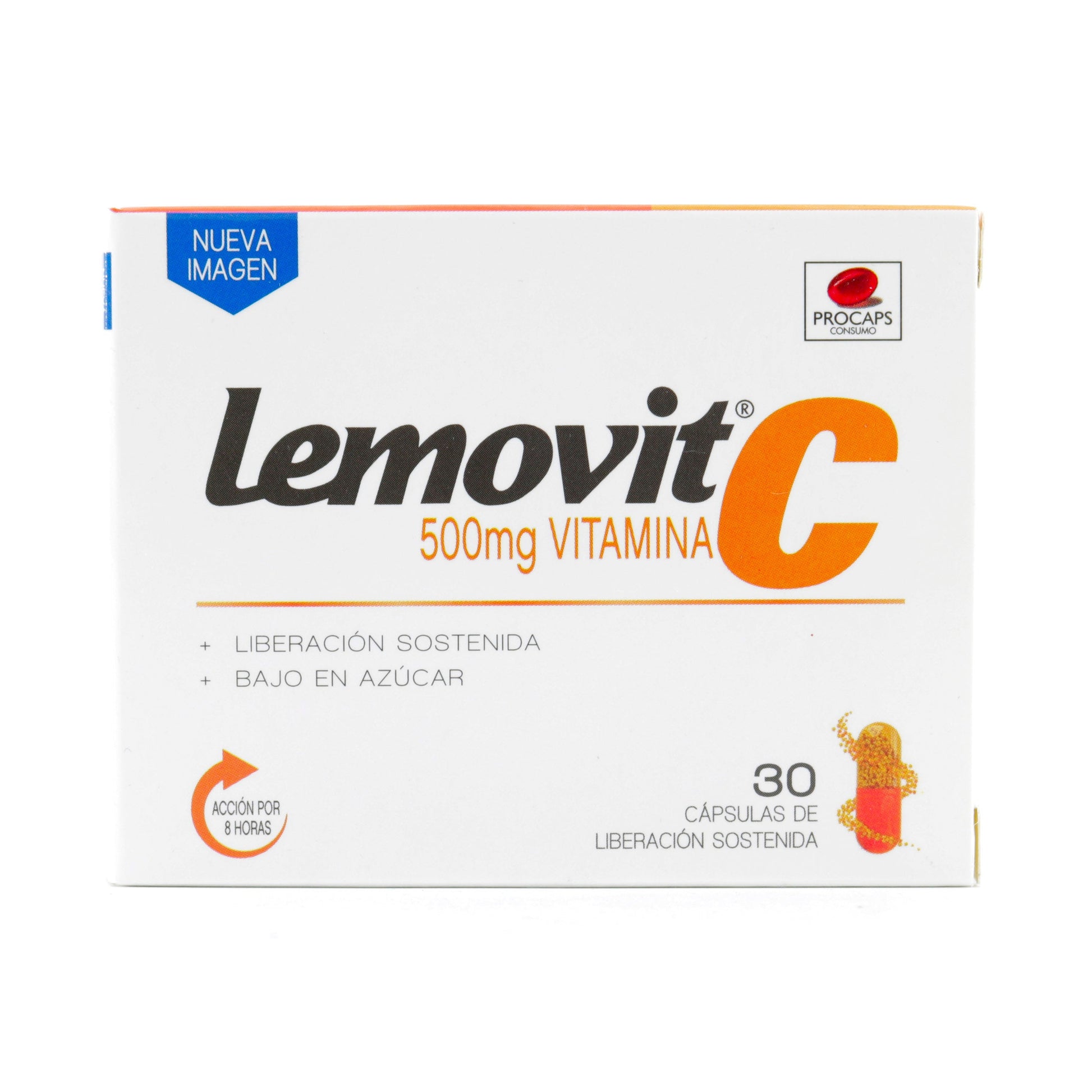 Lemovit C 500 mg 30 Cápsula.LIB.SOSTENIDA