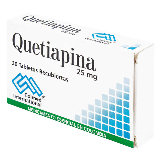 Quetiapina 25 mg 30 Tbs Pc(p)10912