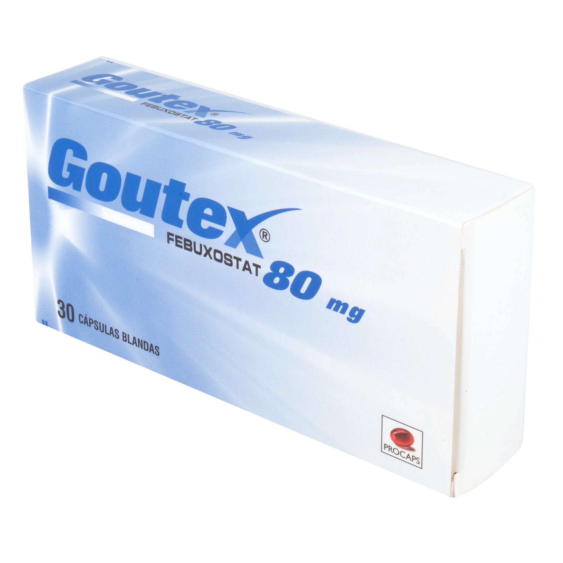 gOUTEX 80 mg 30 Cápsulas Blandas