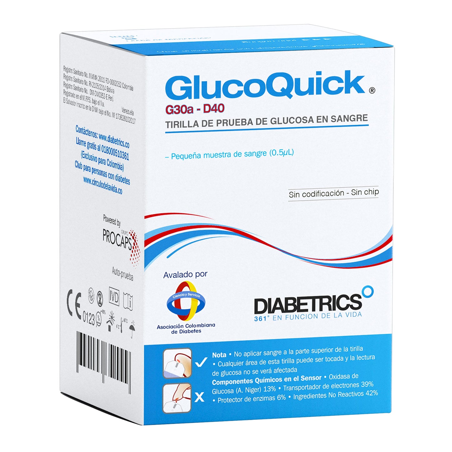 Tiras Reactivas gLUCO 50 Unidad(PAE)
