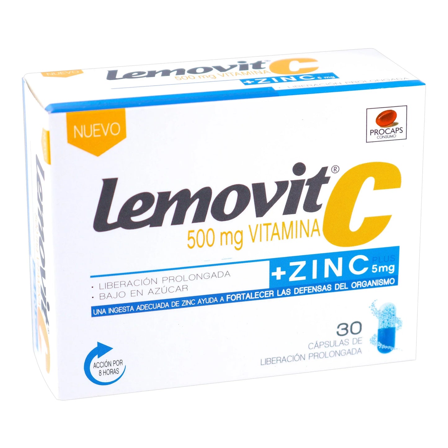 Lemovit C+zinc 500 mg 30 Cápsulas