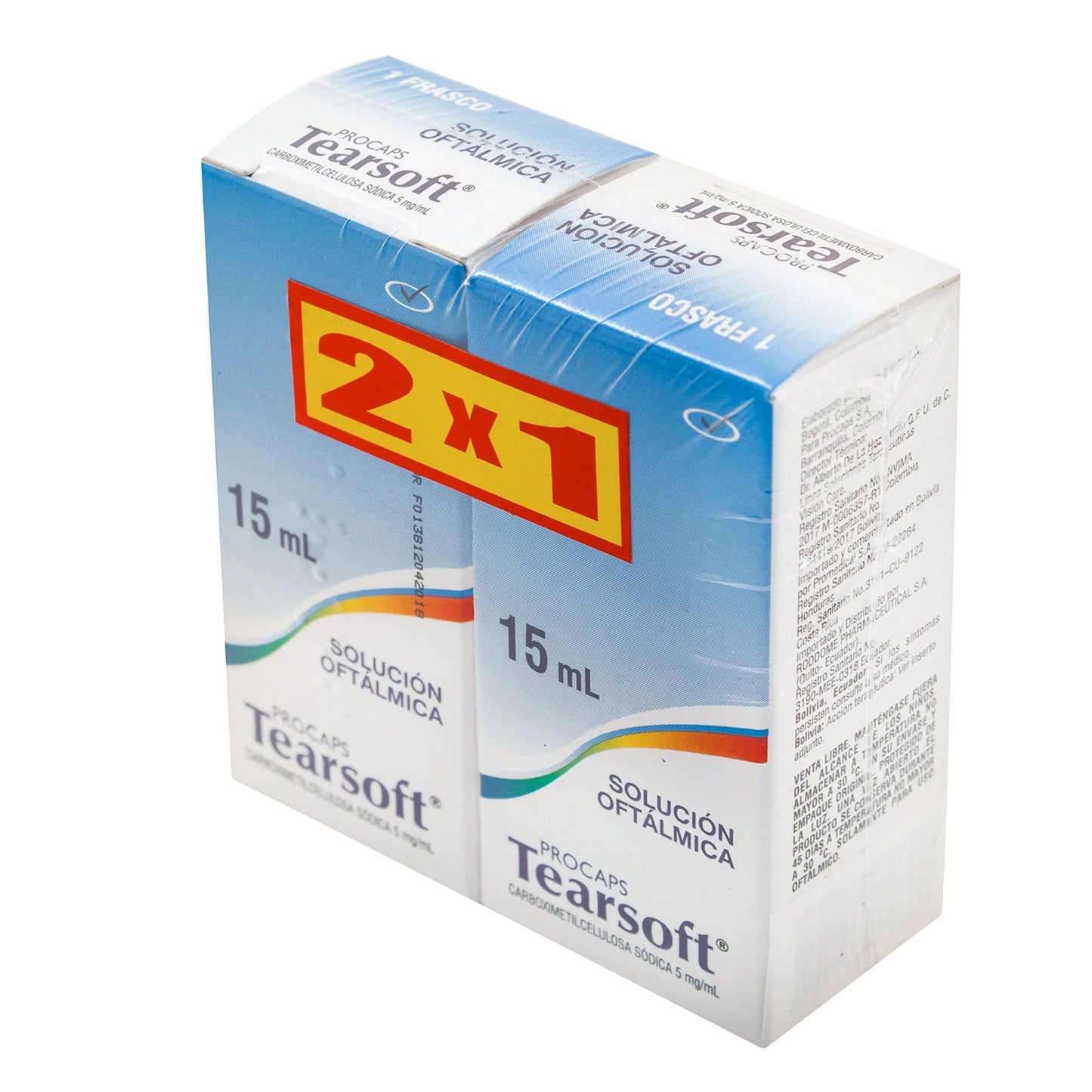 Tearsoft Solución Oftálmico 15 ml 2x1