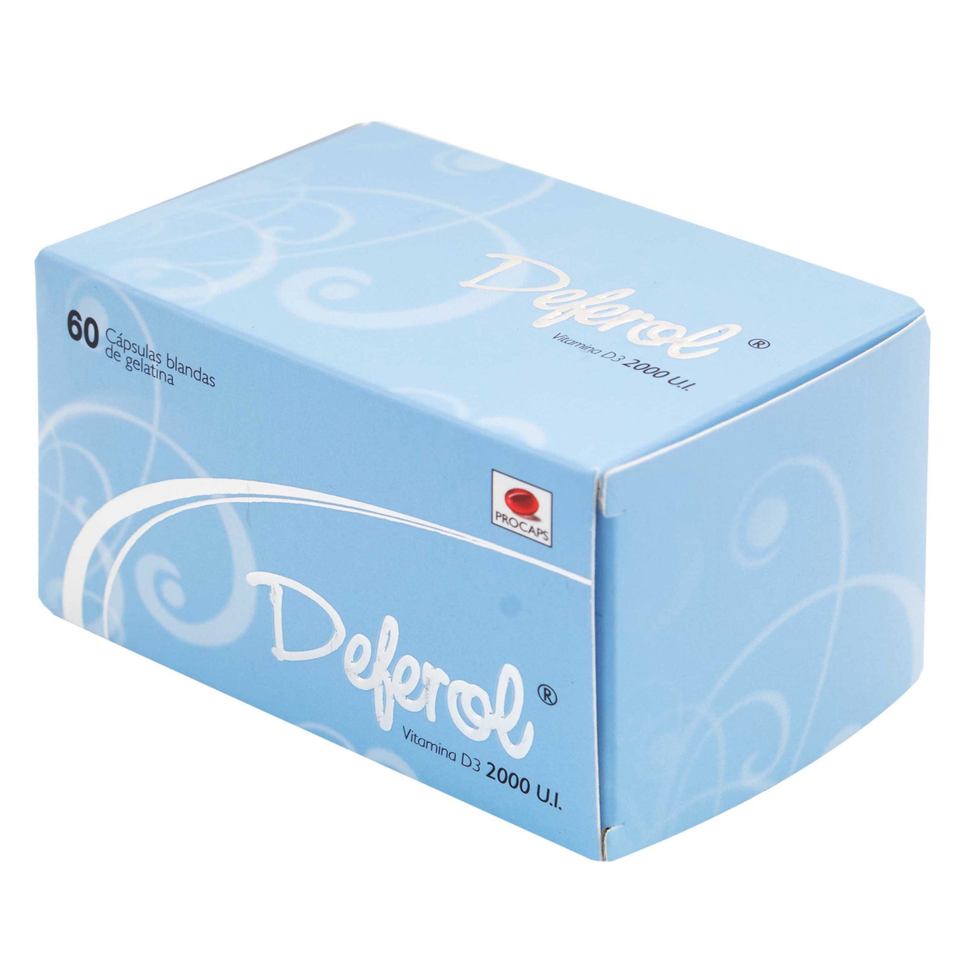 Deferol 2000 UI 60 Cápsulas