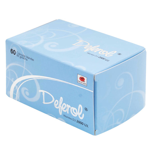 Deferol 2000 UI 60 Cápsulas