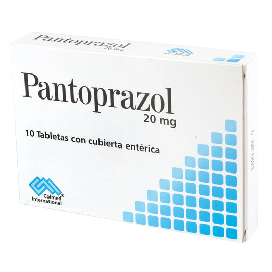 Pantoprazol 20 mg /10 Tabletas