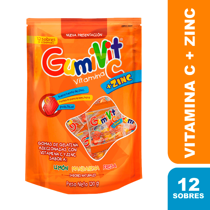 gOMAS gUMIVIT Vit.C+ZINC 12 Sbs Minipack