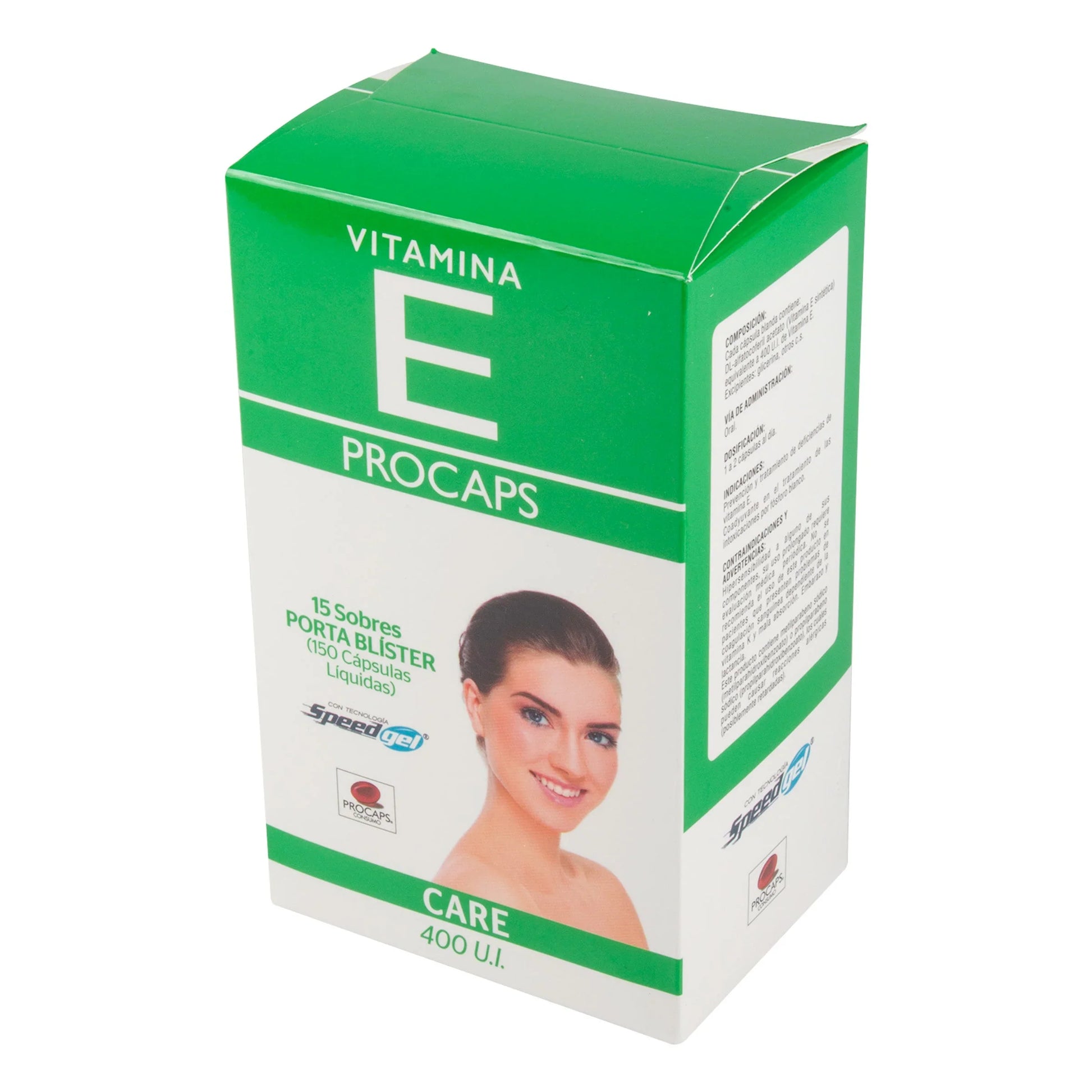 Vitamina E Care 400 UII.150 Cápsulas