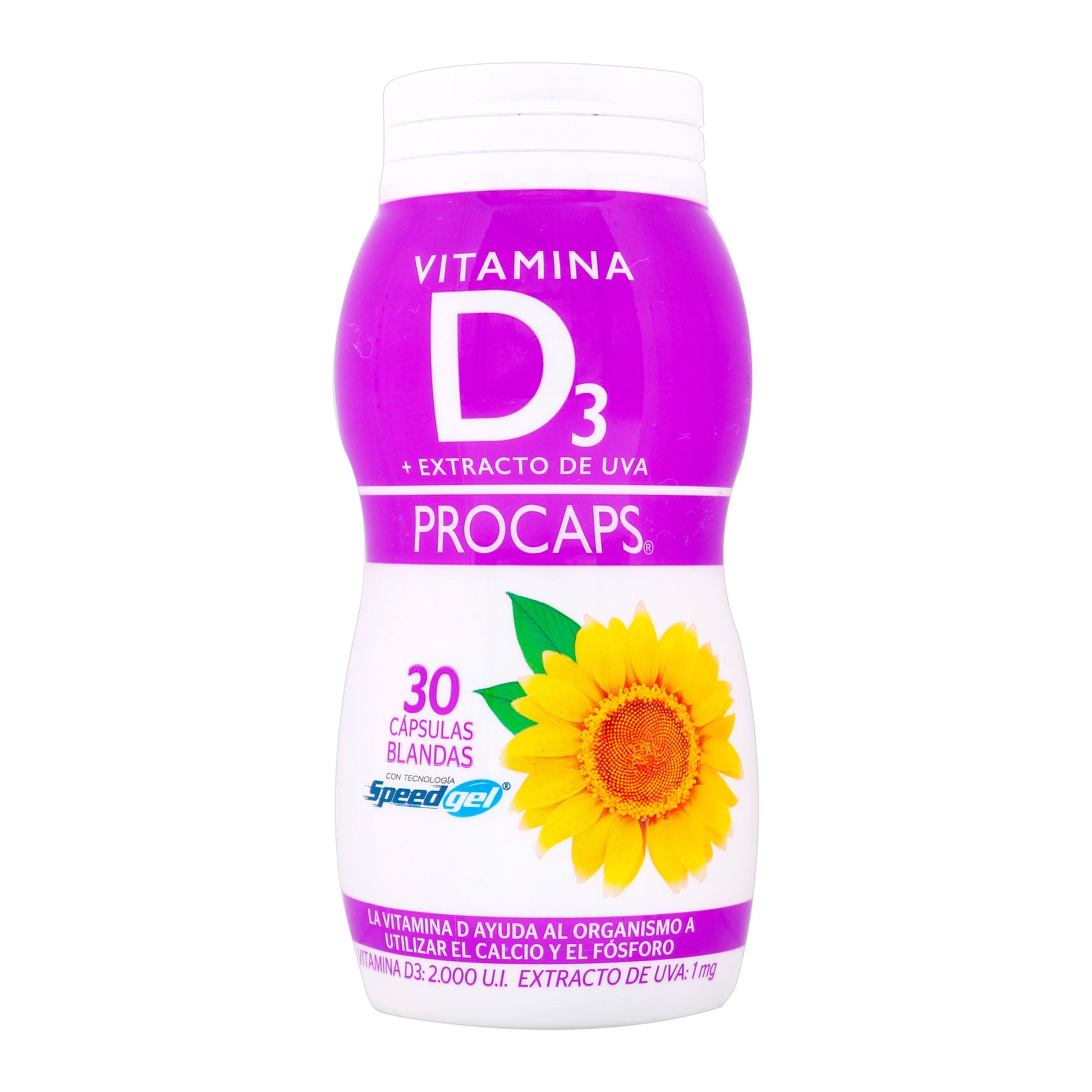 Vitamina D3 2000 UI 30 Cápsula Blandas Pc