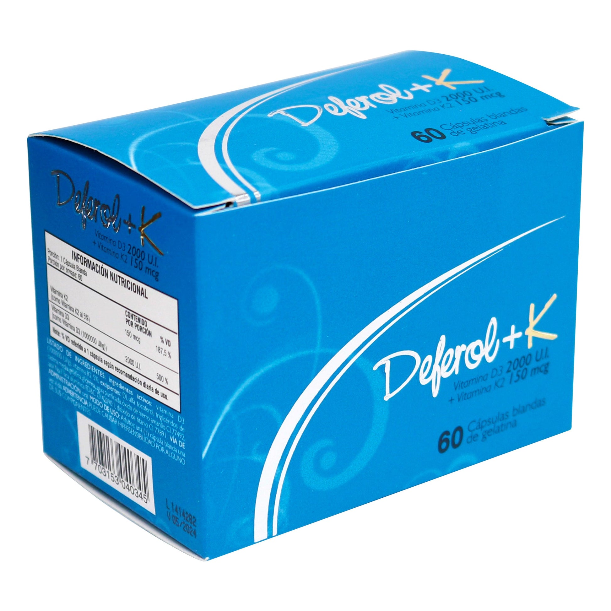 Deferol - K 60 Cápsulas