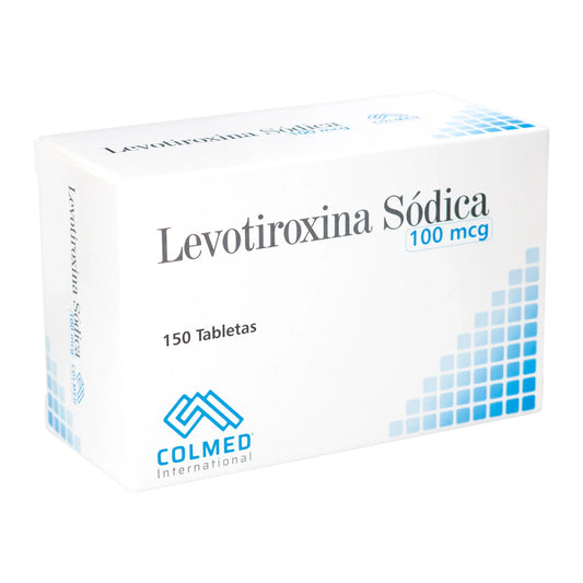 Levotiroxina 100 mcg 150 Tabletas