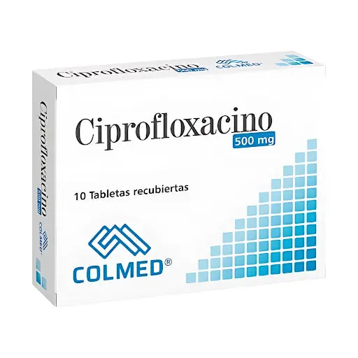 Ciprofloxacino 500 MG X 10 TAB Colmec