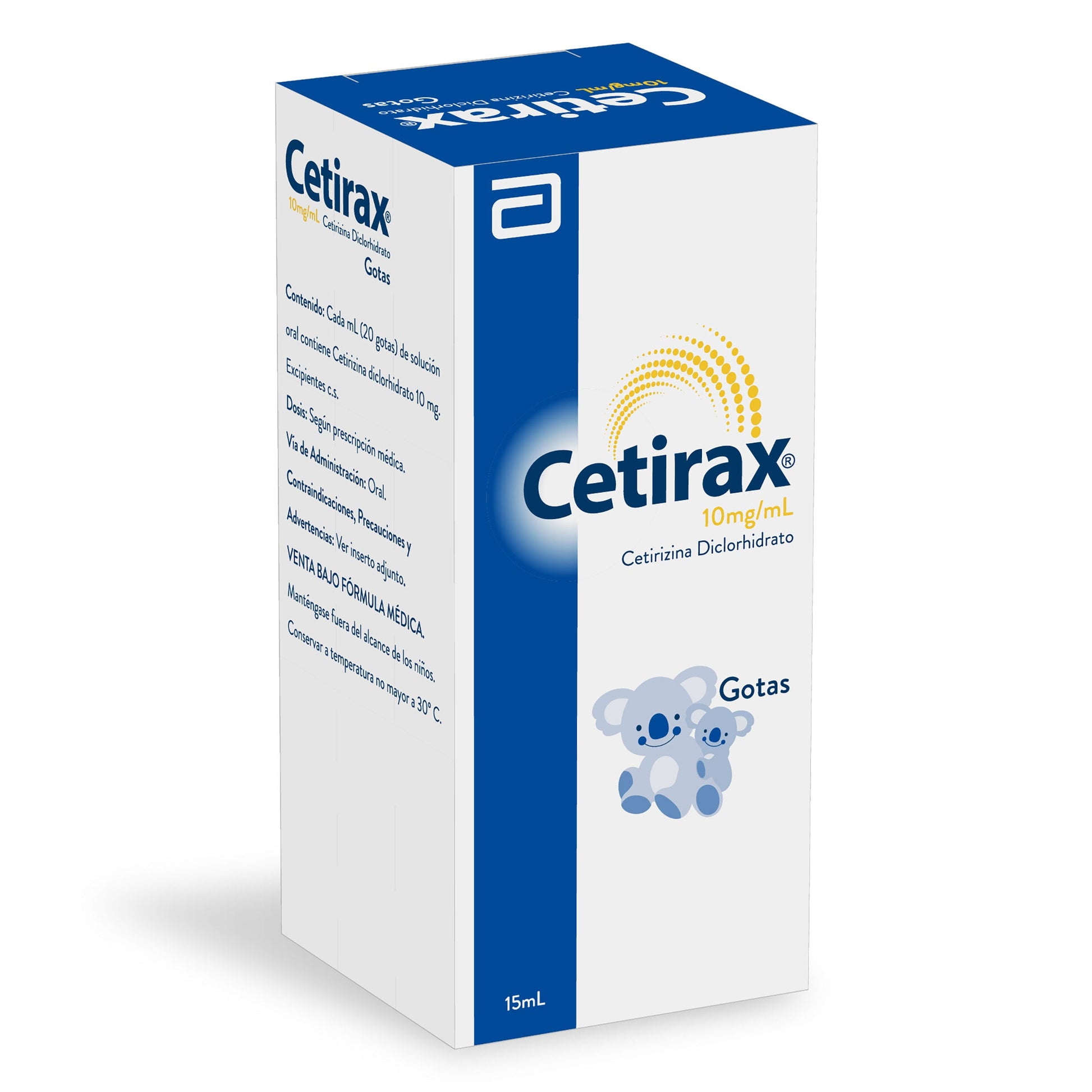 Cetirizina Gotas 10 mg 15 ml (m)(pb)