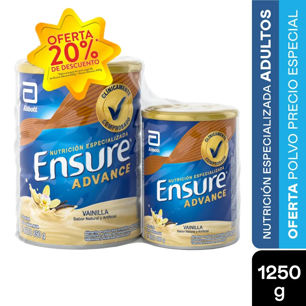 Ensure Adv.vain. 850gr+ens 400gr Aho 20%