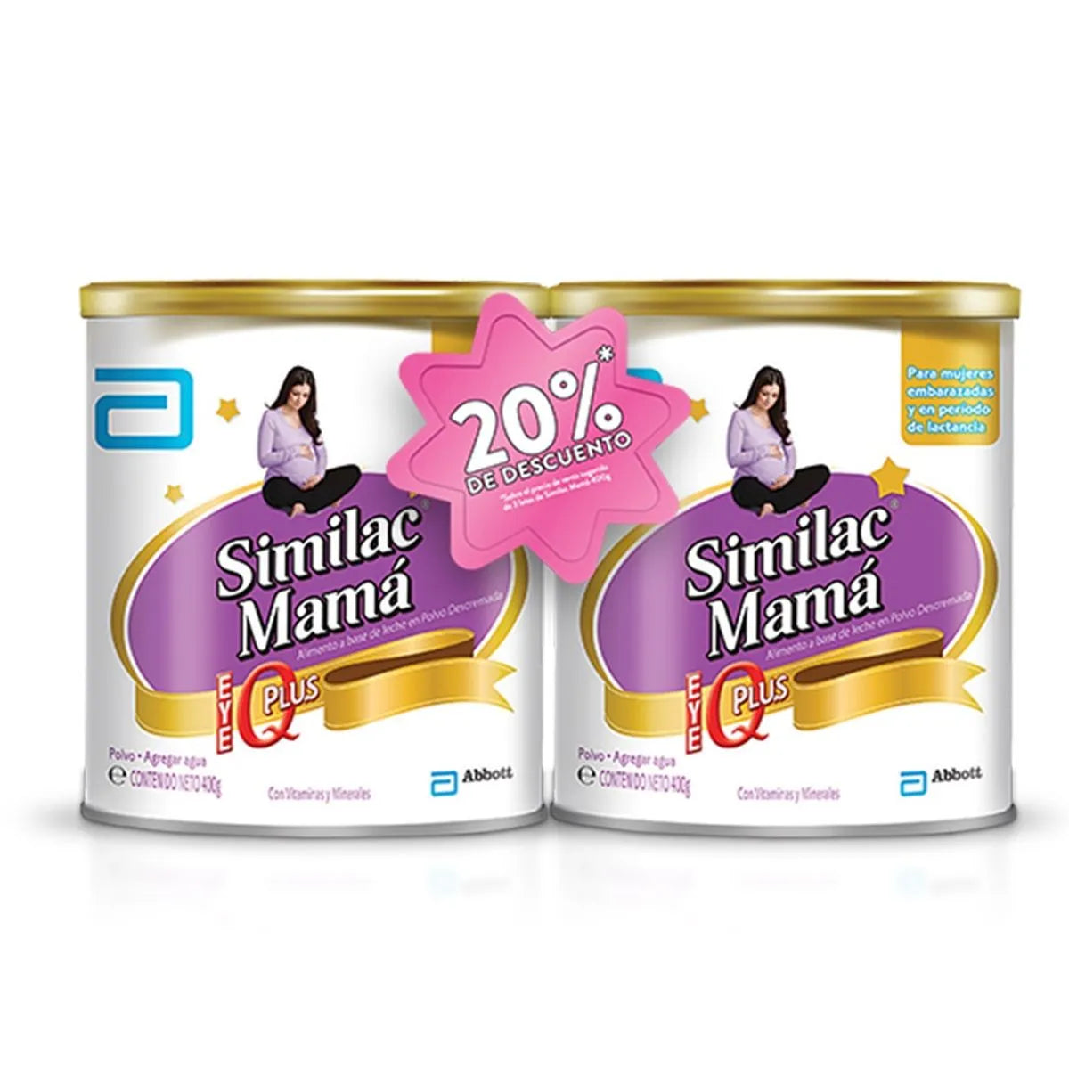 2 Similac Mamá 400 Gramos Oferta