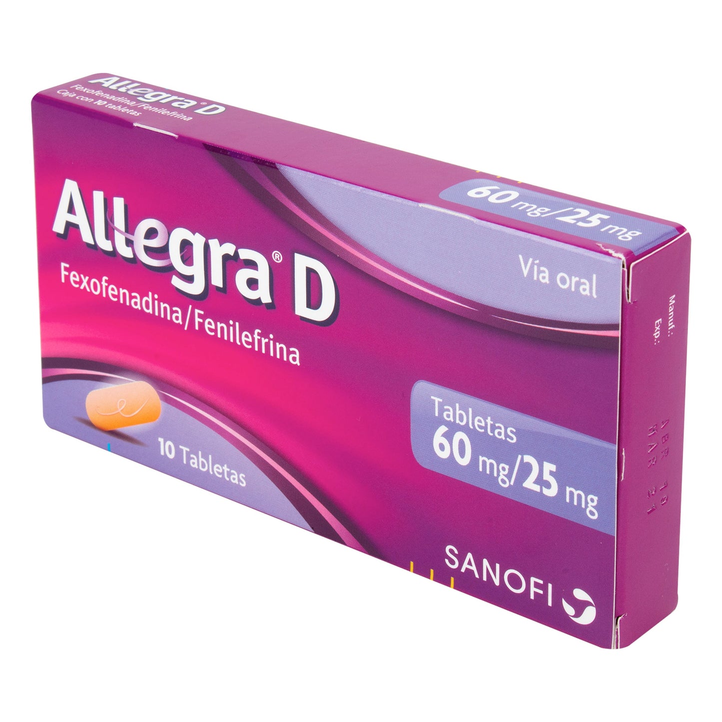 Allegra D 60 mg/25 mg 10 Tbs (3%+)(pae)