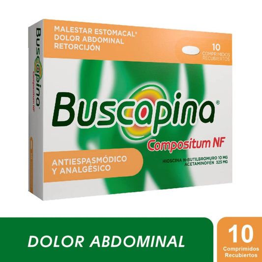 Buscapina Nf CompuestoOSITUM 325/10 mg 10 Tbs