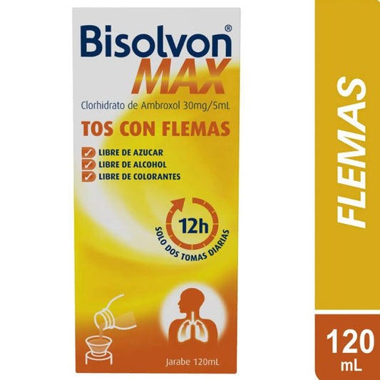 Bisolvon Max Jarabe 120 ml