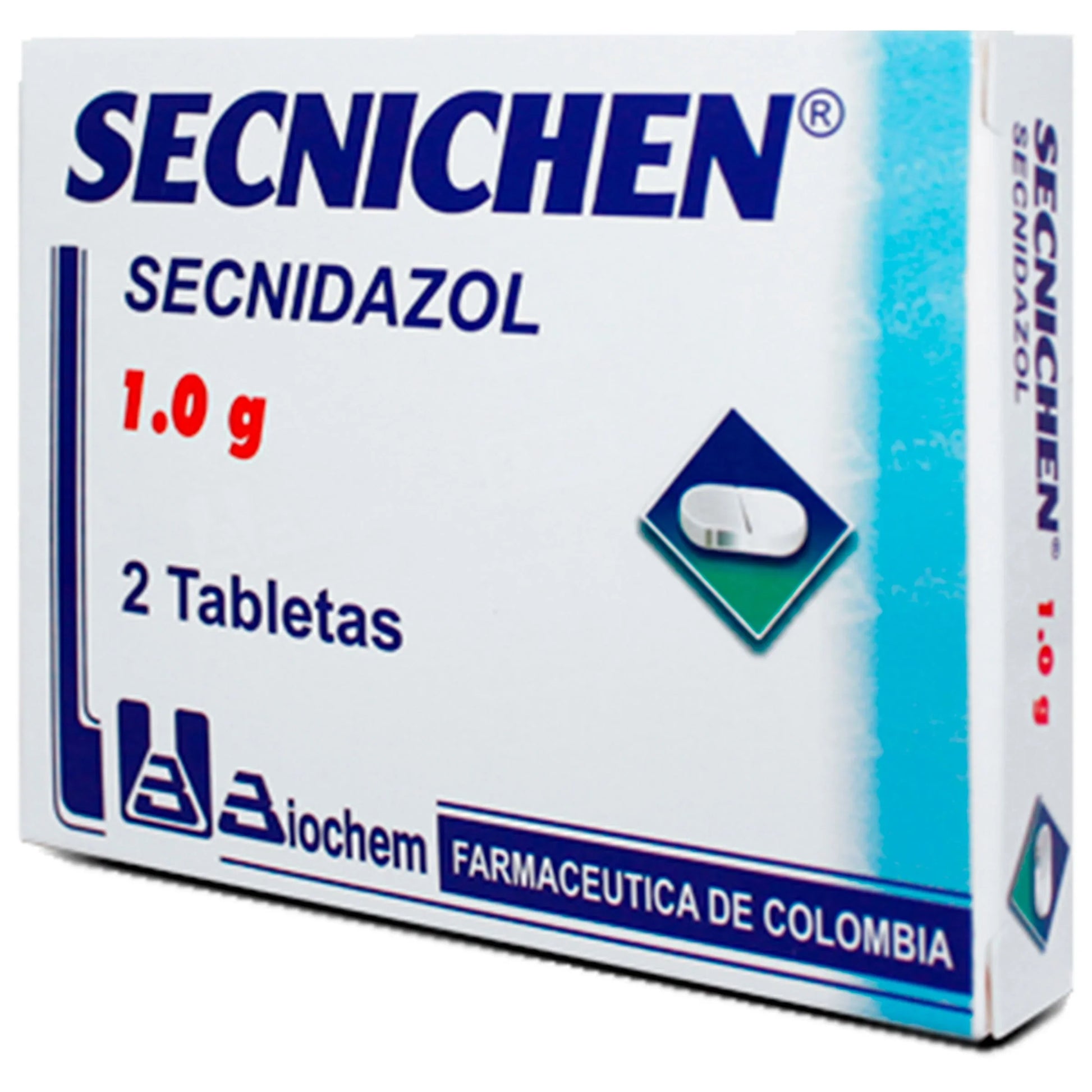 Secnichem 1.0 gr 2 Tabletas