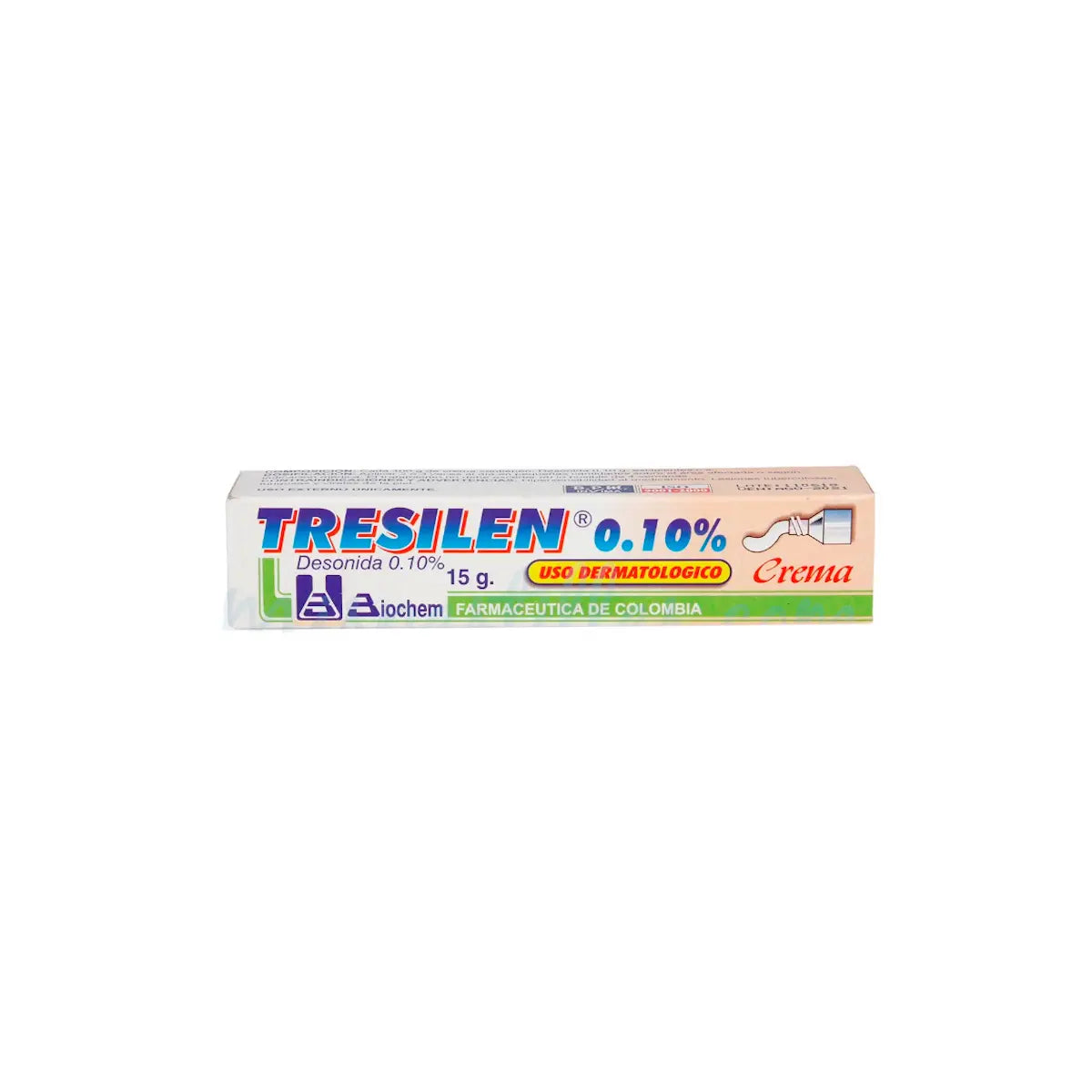 Tresilen 0.10% Crema Tubo 15 gr