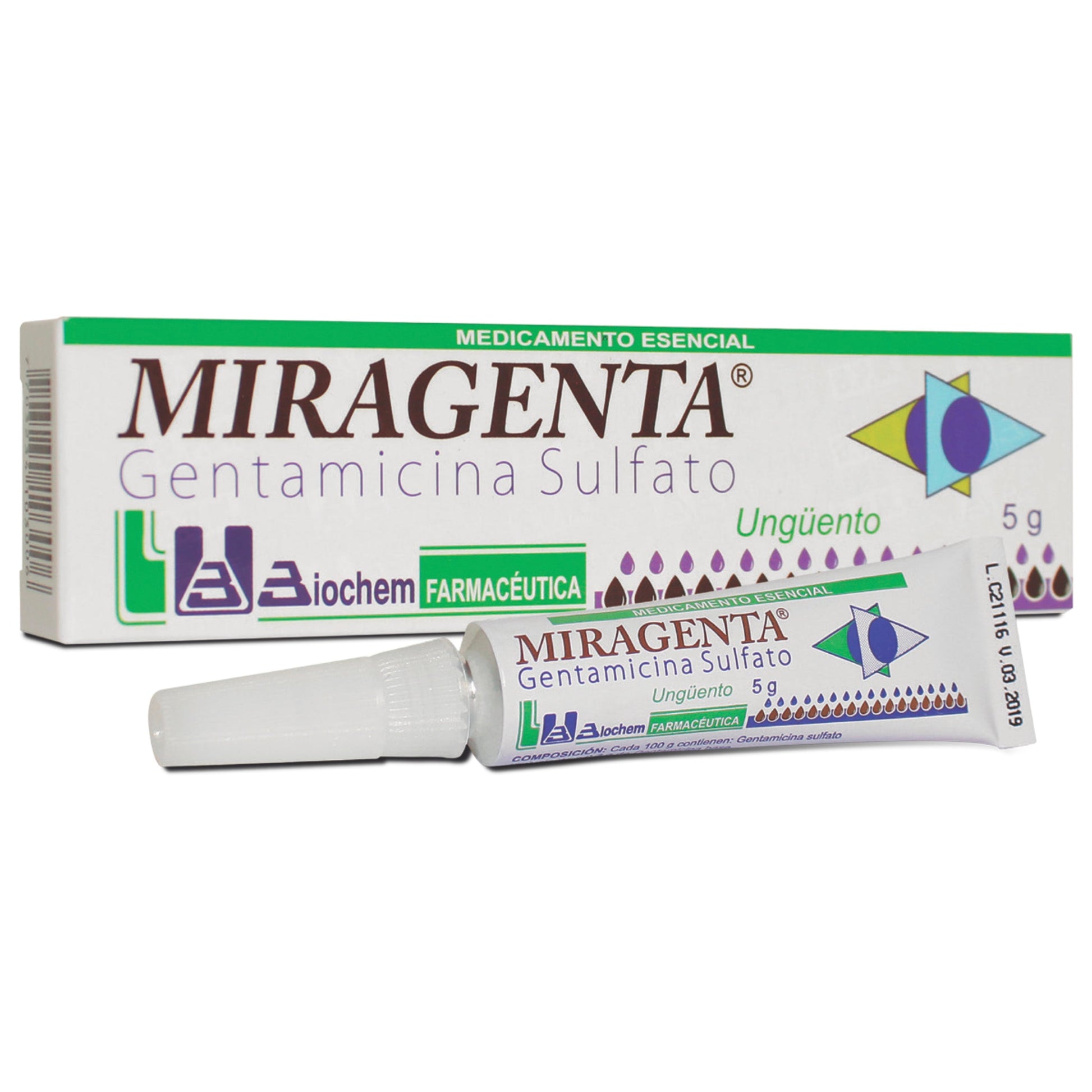 Miragenta Ungüento Tubo 5 gr