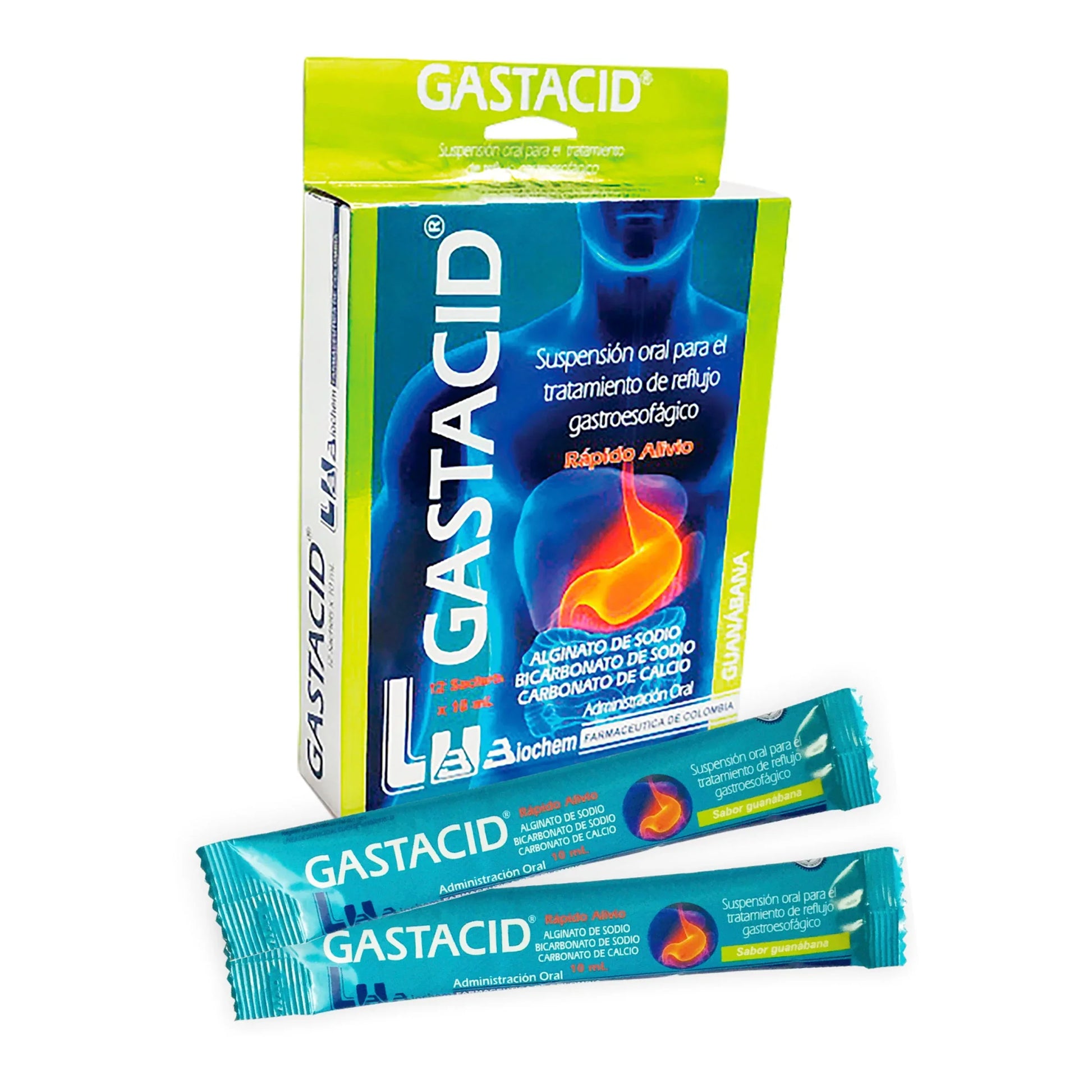 gASTACID gUANABANA 12 Sobres