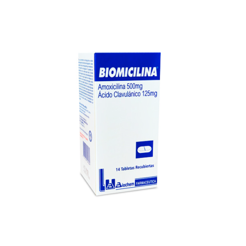 Biomicilina Amox/acid 500mg-125mg 14tab