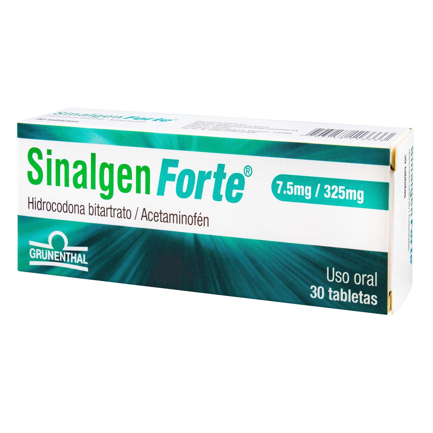 Sinalgen Forte 7.5/325 mg 30tbs(3%+(pae)
