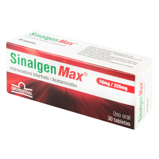 Sinalgen Max 10/325 mg 30 Tbs(3%+)(pae)