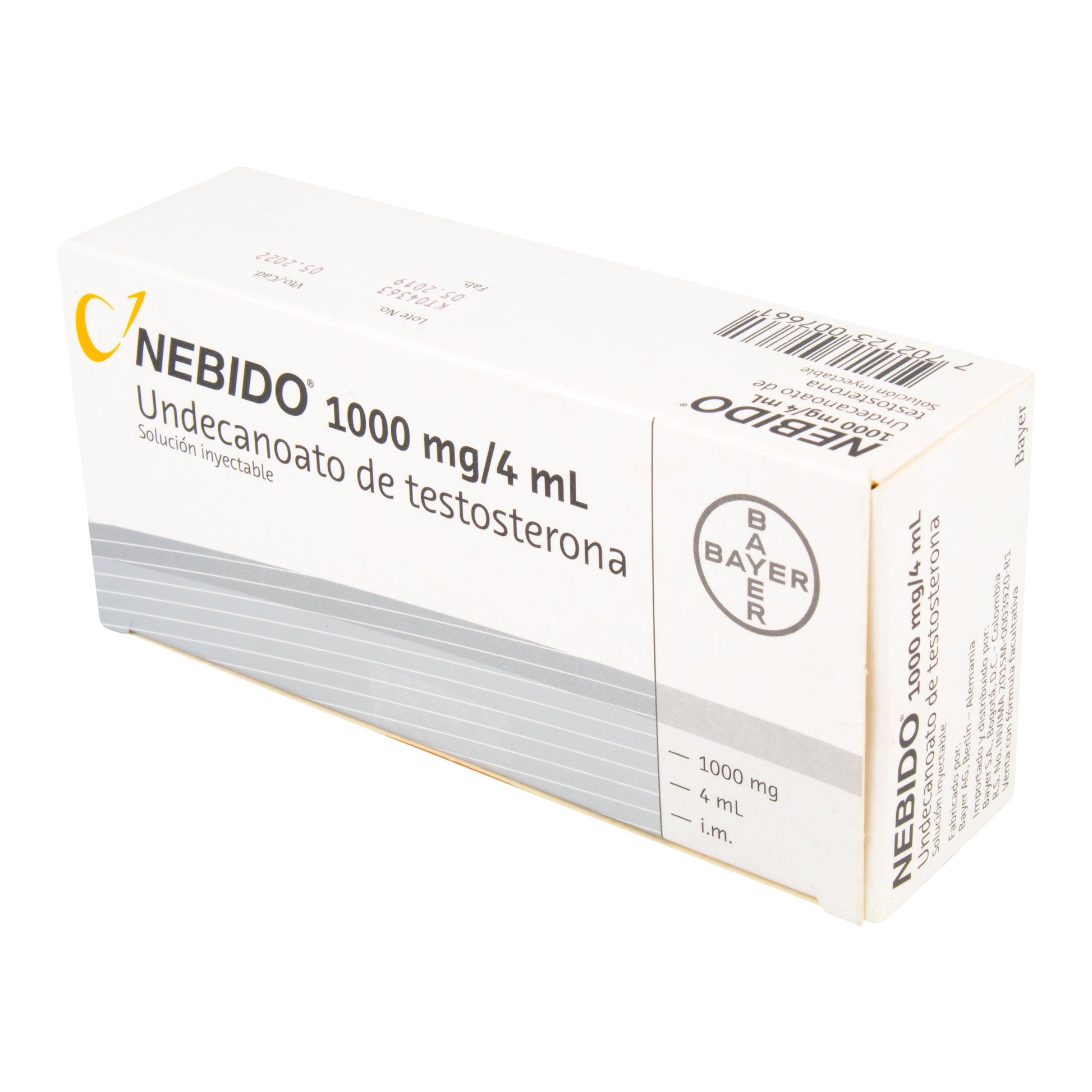 Nebido 1000 mg/4ML Inyectable