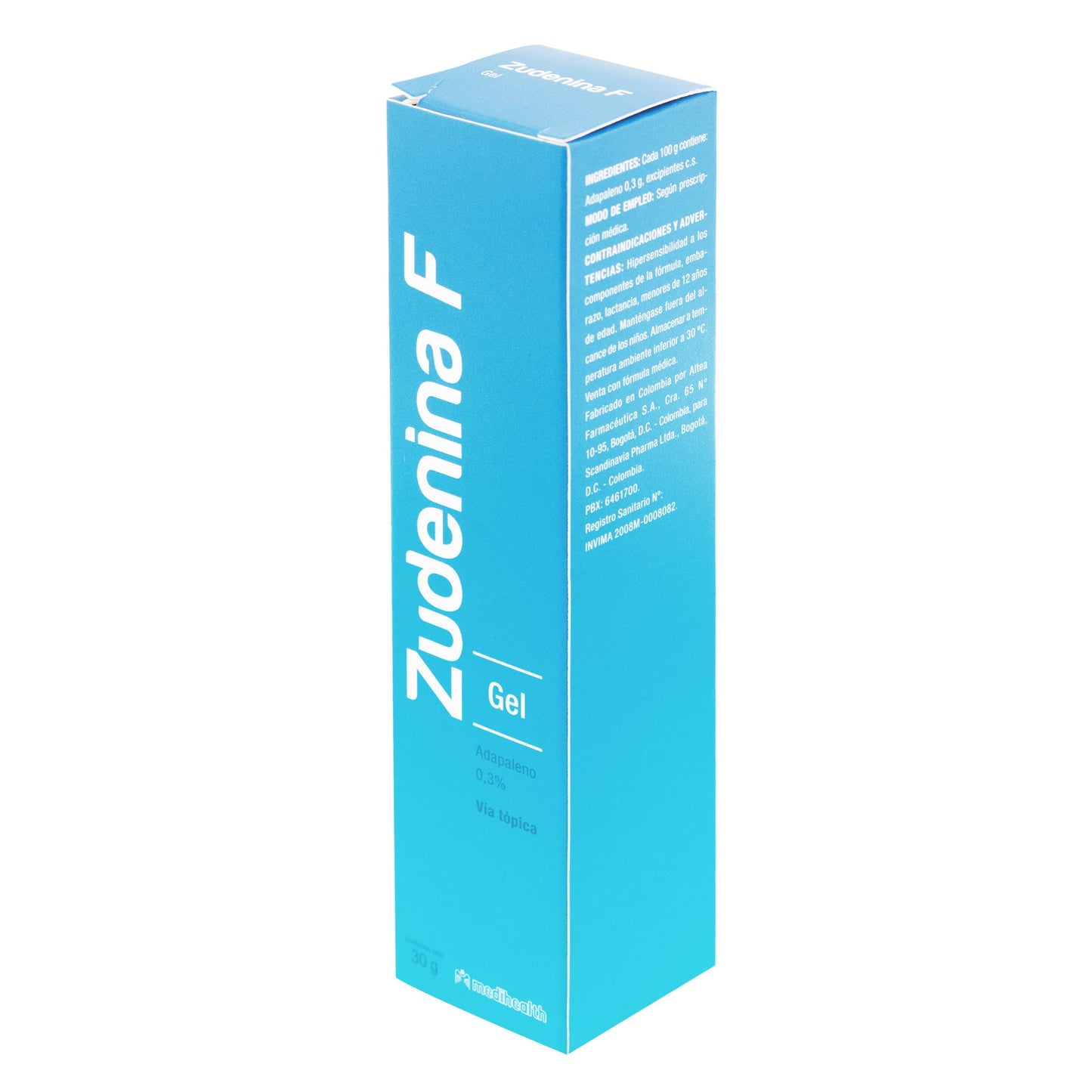 Zudenina F 0.3% Gel 30 gr (a)