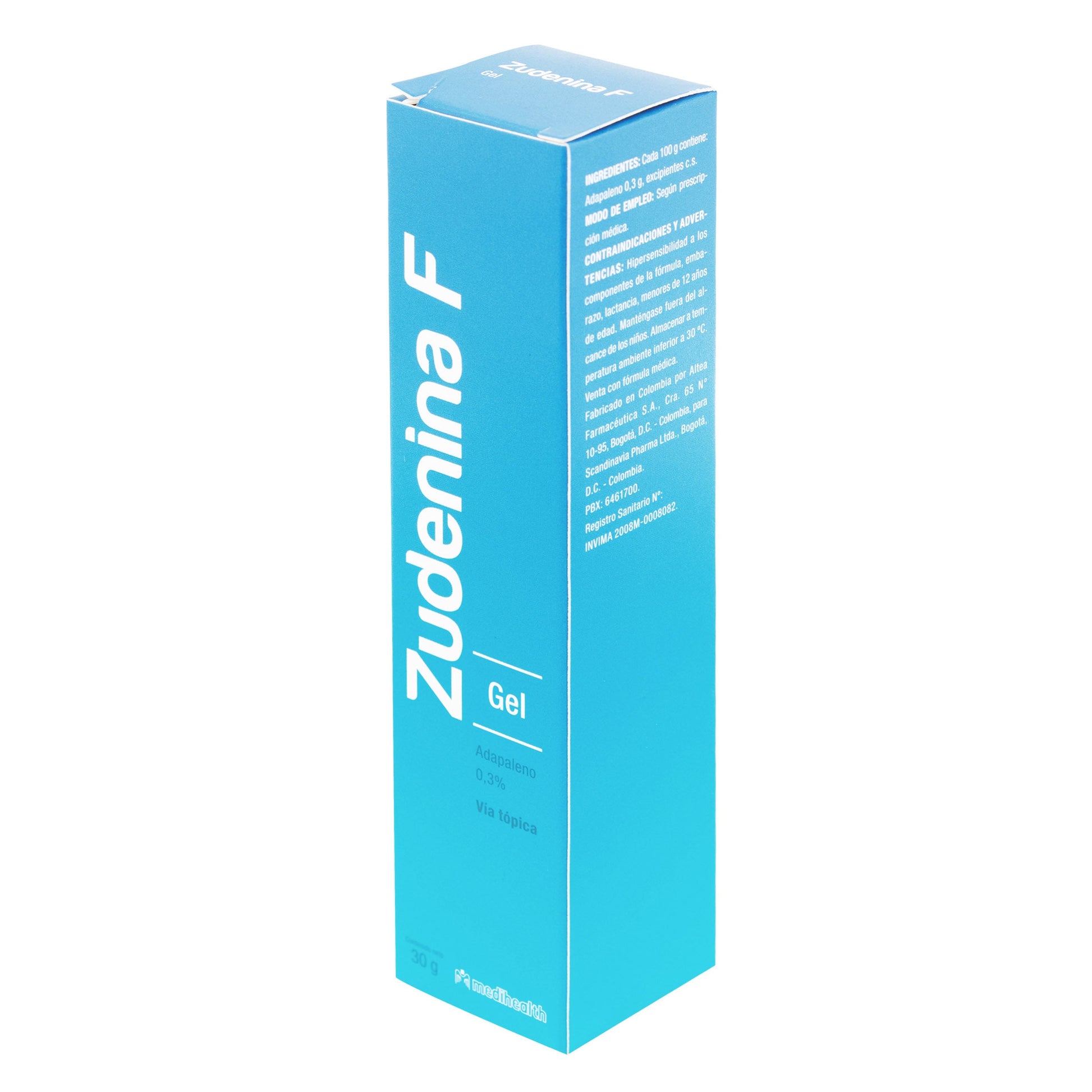 Zudenina F 0.3% Gel 30 gr (a)