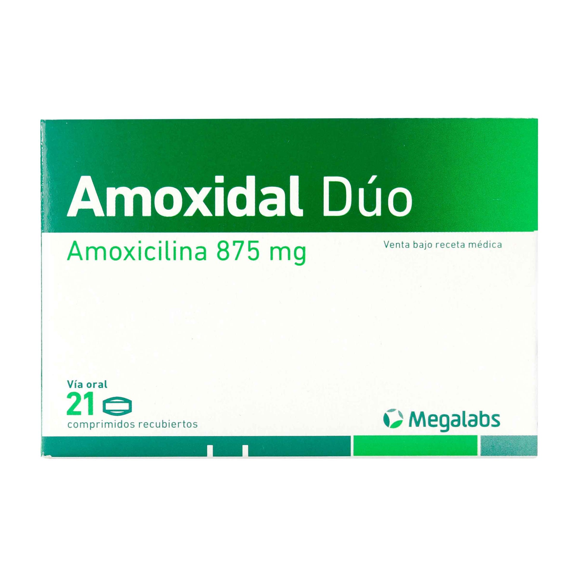 AmoxicilinaDAL Duo 875 mg 21 Comprimido.(3%+)(PAE)