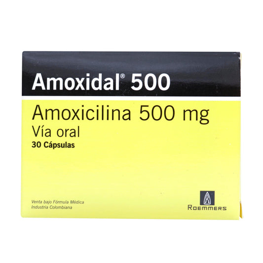 AmoxicilinaDAL 500 mg 30 Cápsulas