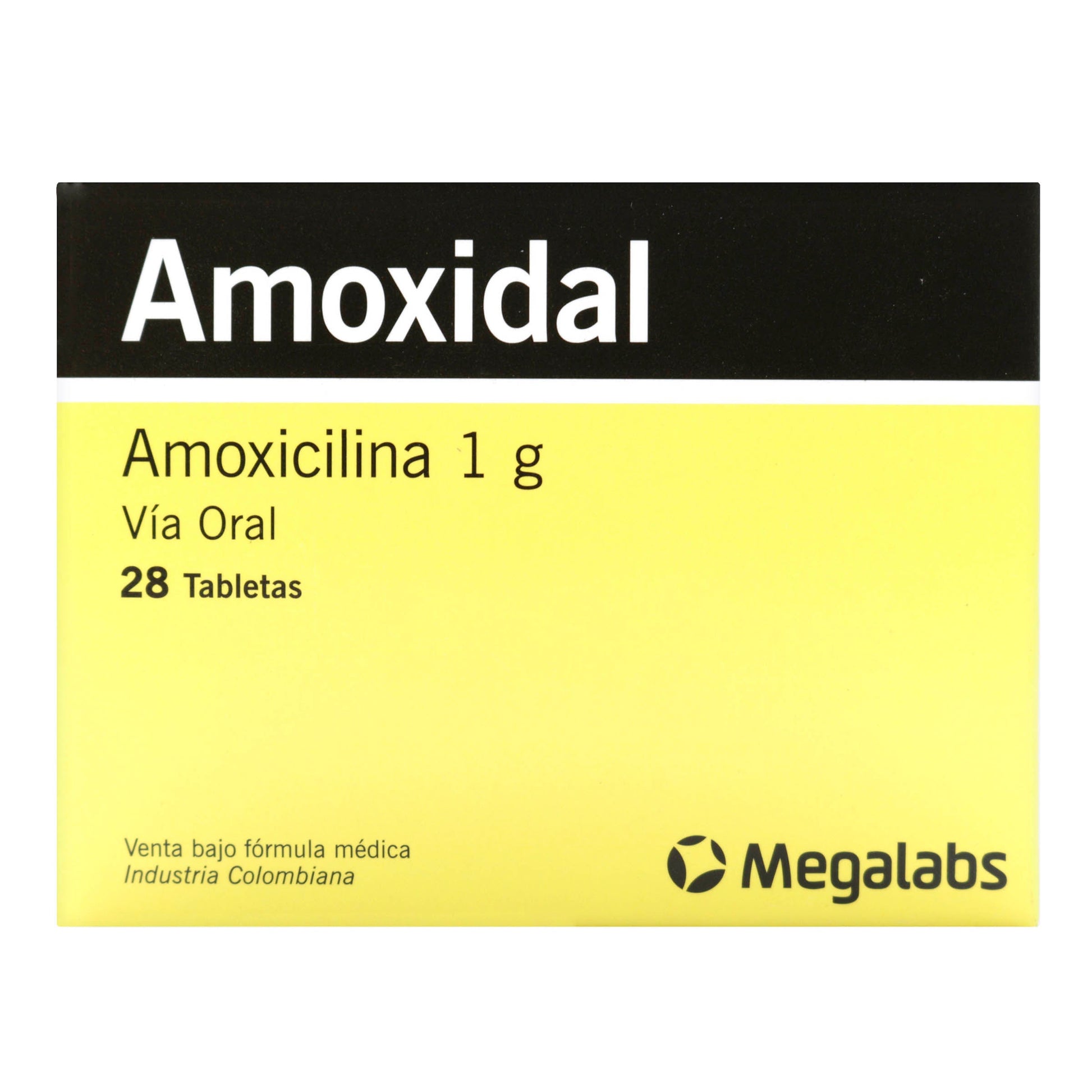 AmoxicilinaDAL 1 Gramo 28 Tabletas