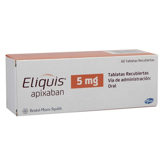 Eliquis 5 mg 60 Tabletas