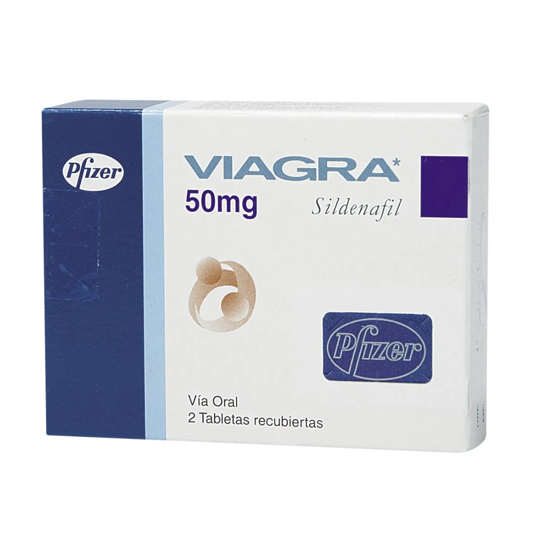 Viagra 50 mg 2 Tabletas (m)