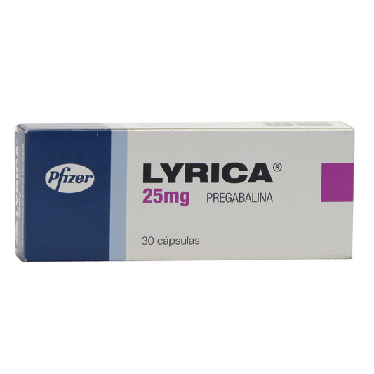 Lyrica 25 mg 30 Cápsula.(P)13619