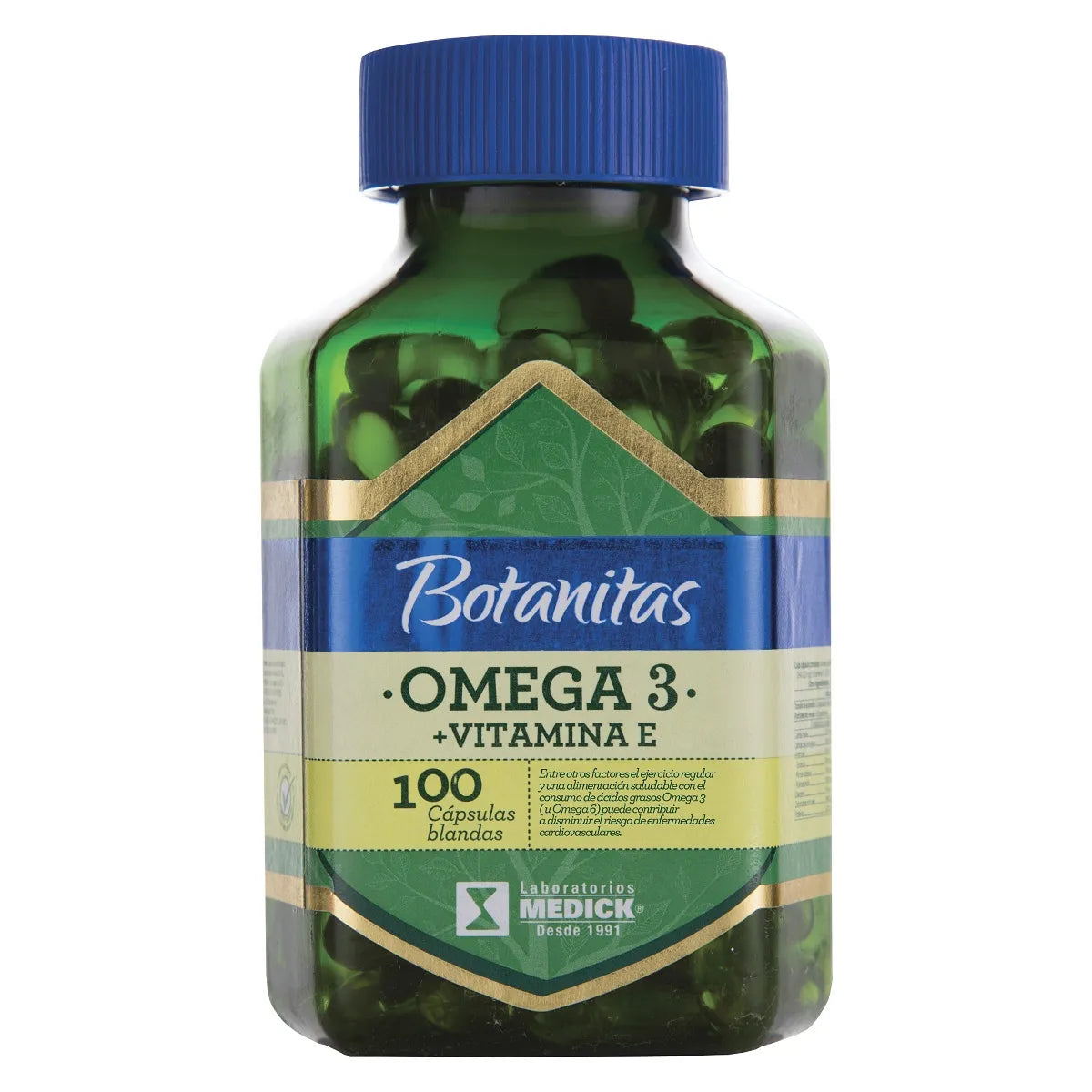 Omega 3 + Vitamina E 50 Cápsula BotellaANITAS