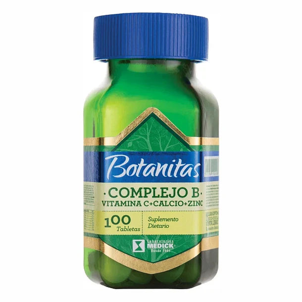 Complejo B BotellaANITAS Calcio Zinc 100 Tbs