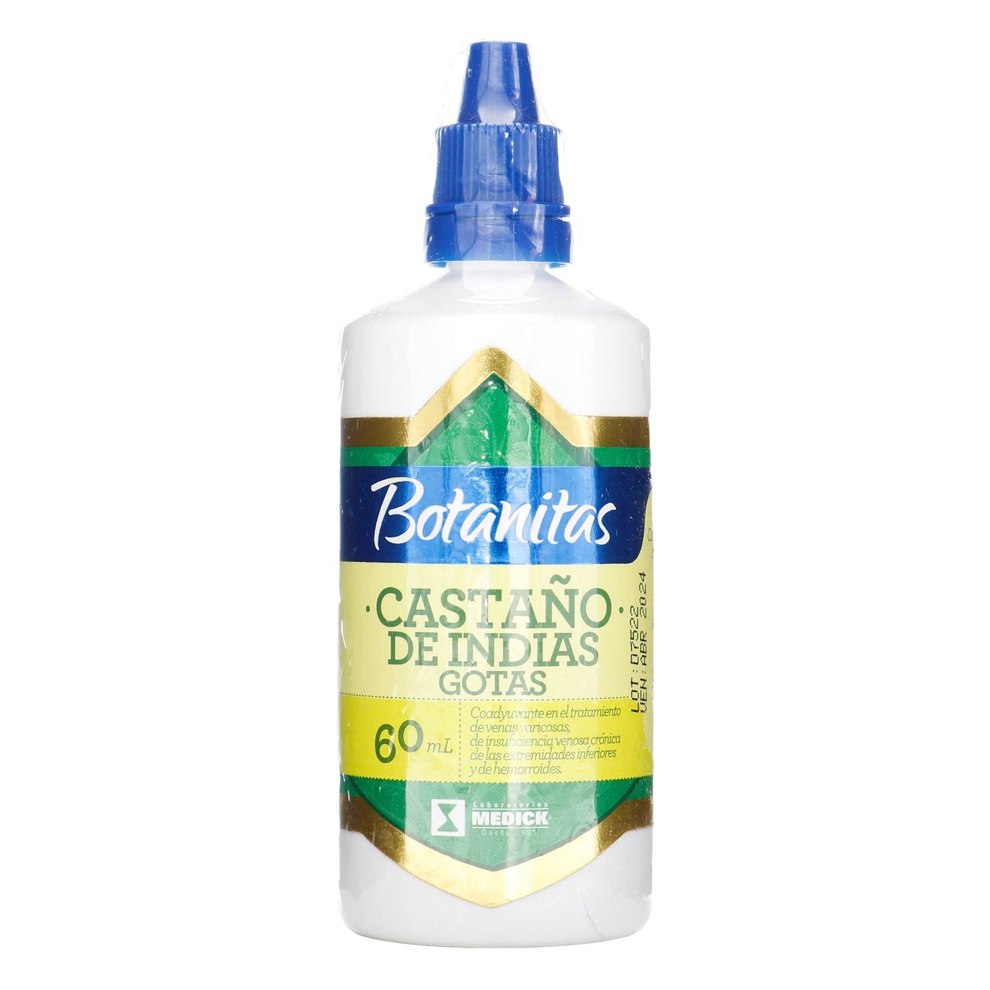 Castano Indias Gotas BotellaANITAS X 60 ml