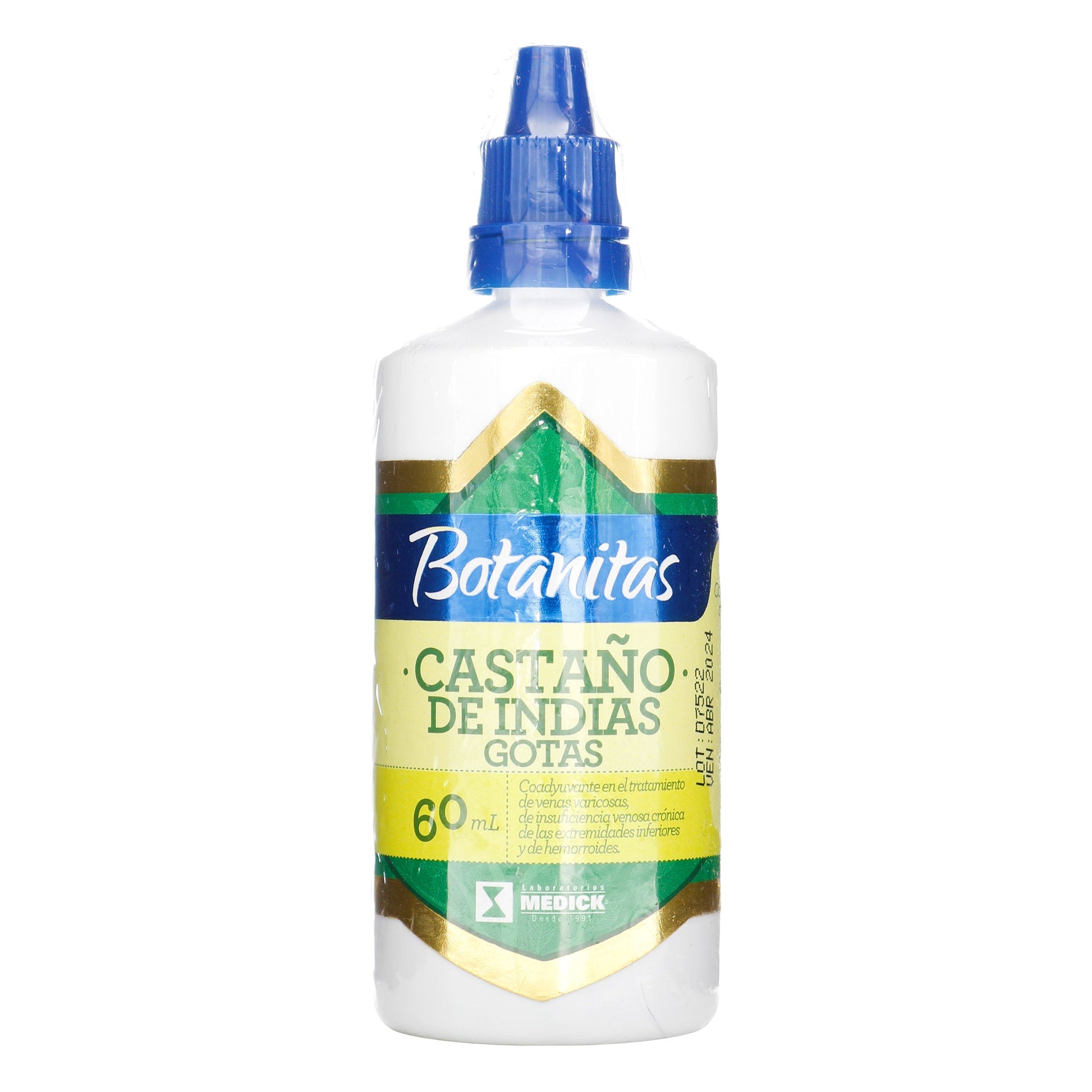Castano Indias Gotas BotellaANITAS X 60 ml