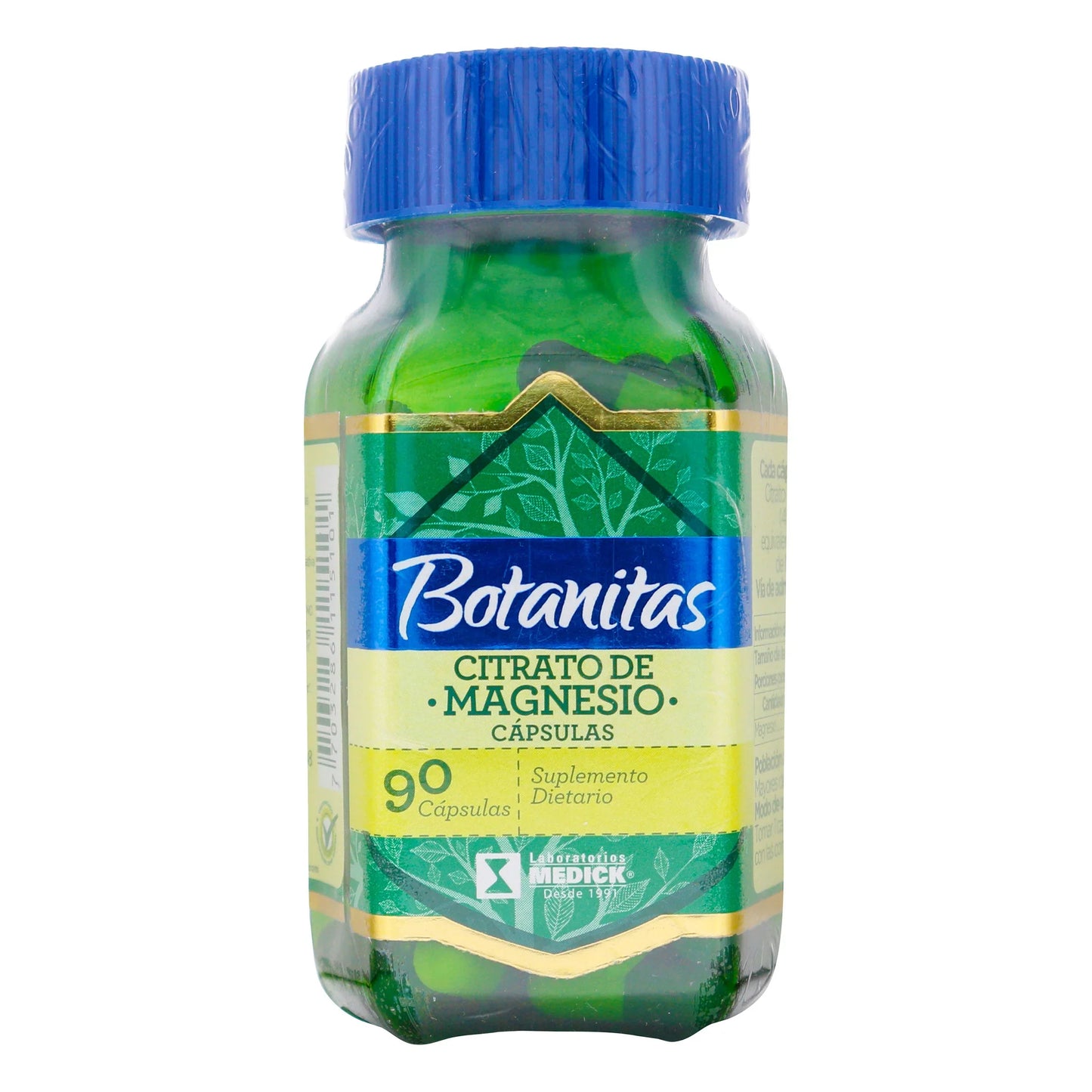 Citrato De Magnesio 90 Cápsula