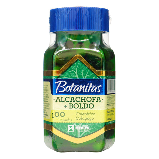 Alcachofa Y Boldo BotellaANITAS 100 Cápsulas