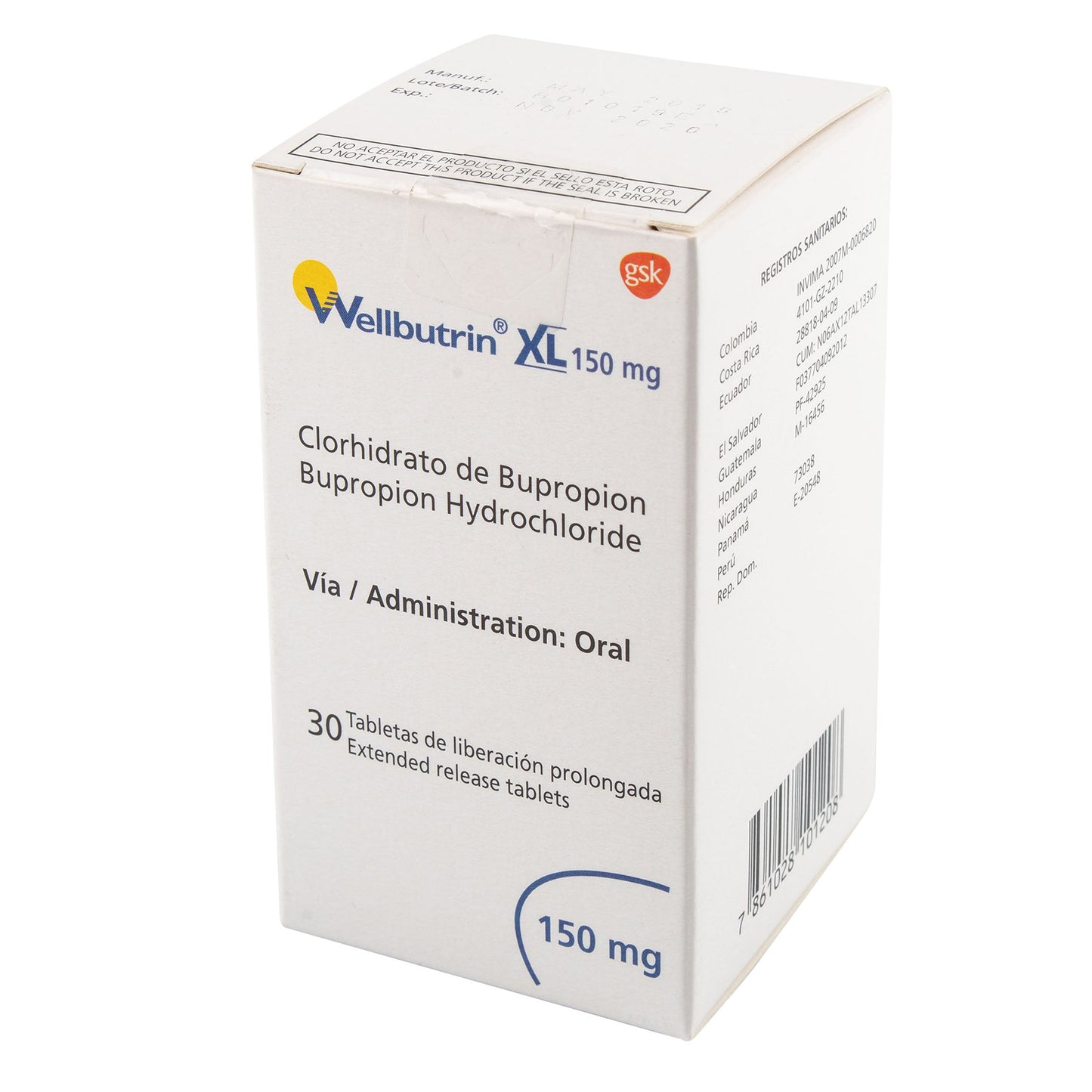 Wellbutrin Xl150m 30(3%+(p)58545(sc)(sf)