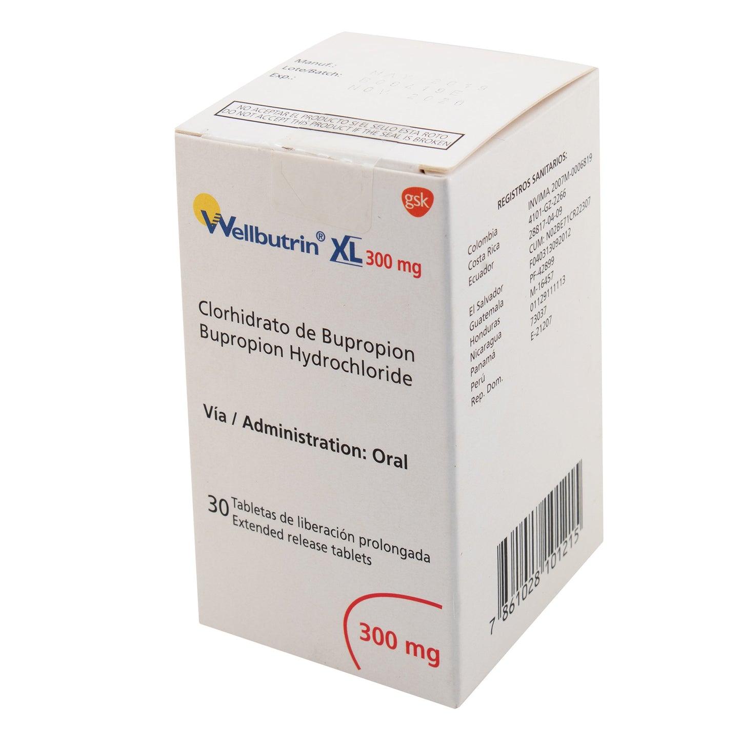 Wellbutrin Xl 300 Caja X 30 Tbb Lp