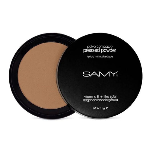 Polvo Compacto Sin Espejo Samy 05 Aceite De Coco