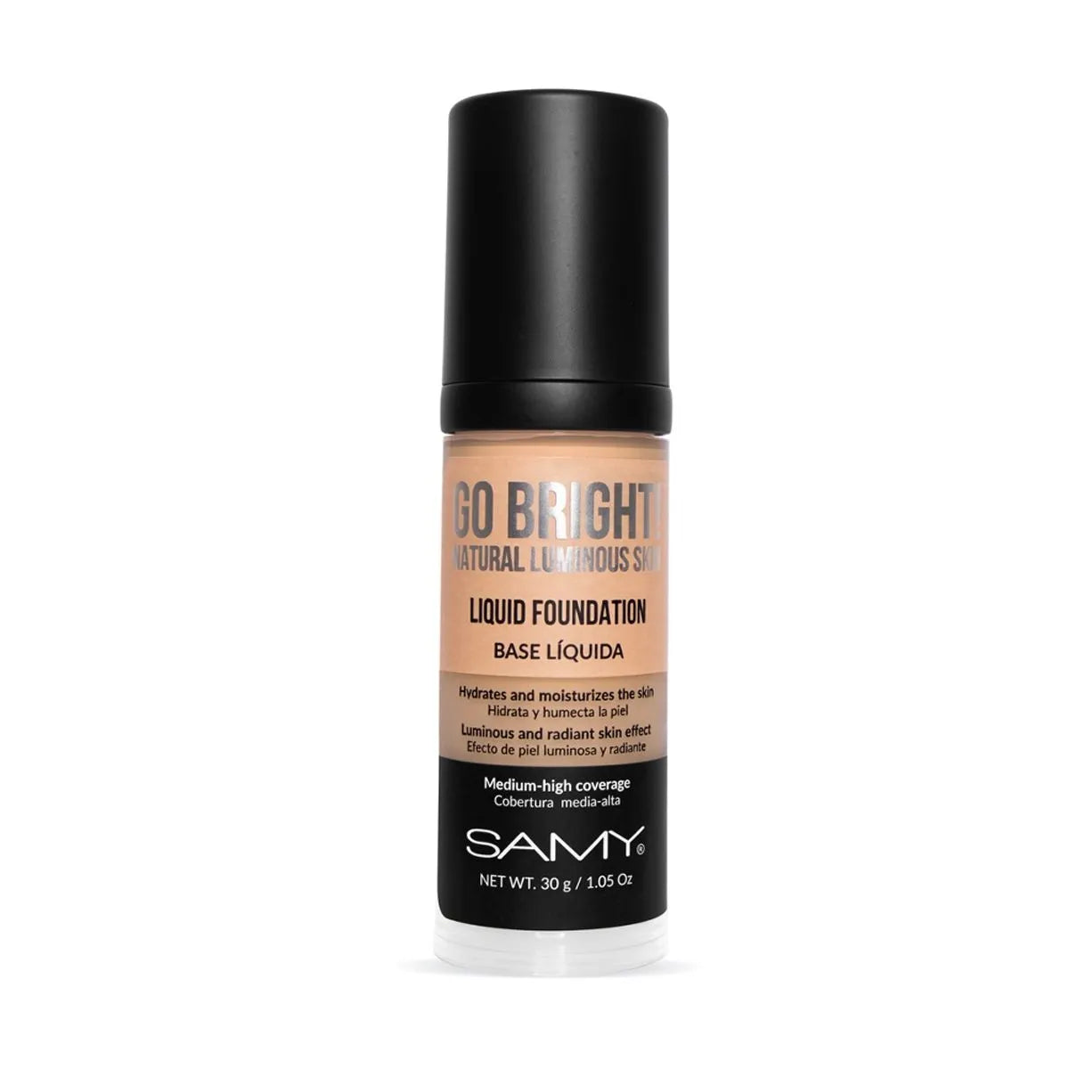 Base Líquida Go Bright 30 Gramos Samy 50 Tan