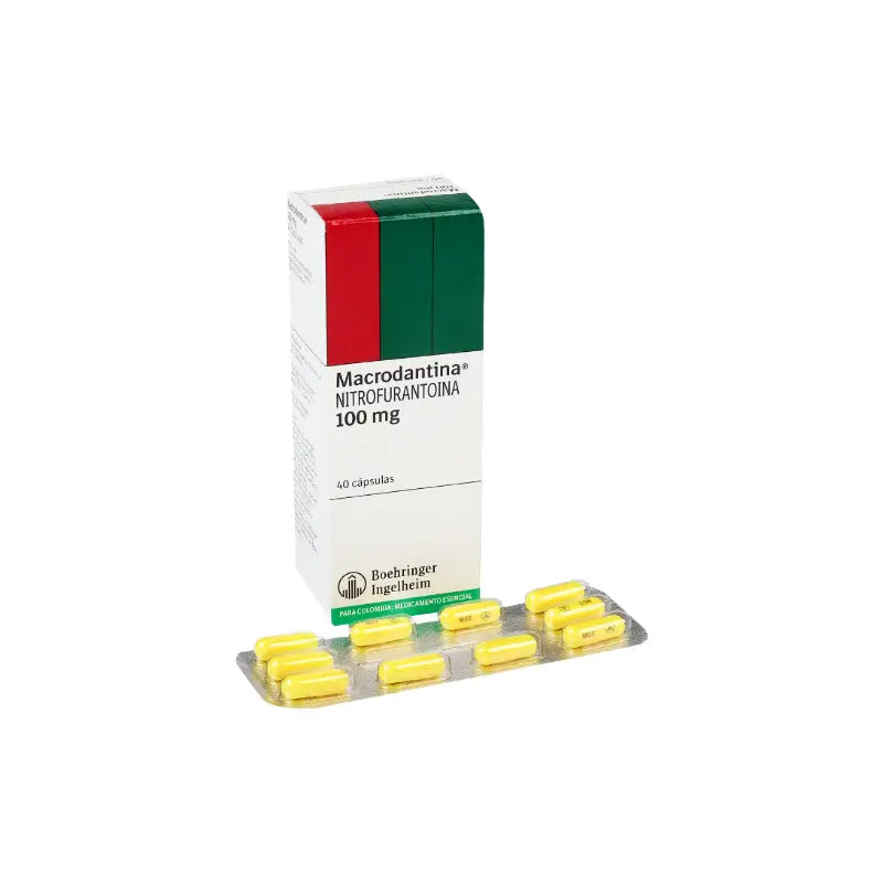 Macrodantina 100 mg 40 Cápsulas