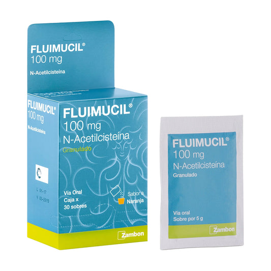 Fluimucil 100 mg 30 Sbs
